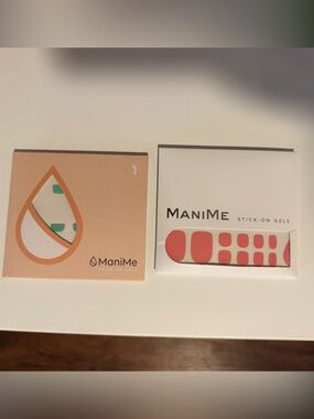 Pink and turquoise Pedicure Sticker Set - Adhesive Gel Nail Art